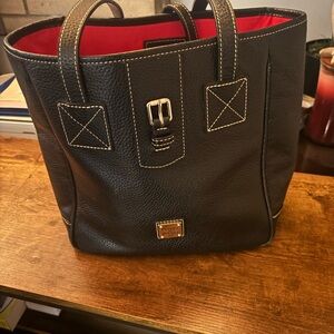 Dooney & Bourke Black Leather Satchel